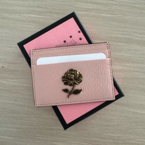 RARE Gucci Garden Rose Card Case